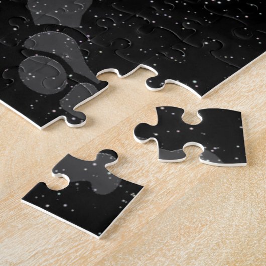 Puzzle Lion translucide (Côté)