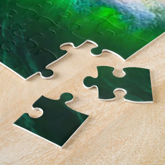 Puzzle Lion vert (Côté)