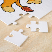 Puzzle Lion with Flower (Côté)