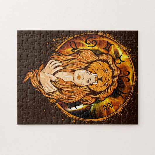 Puzzle Lion Zodiac Leo (Horizontal)