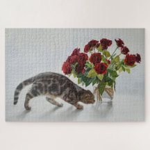 Lionel le Chat et les Roses - Art
