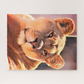 Puzzle Lioness (Horizontal)