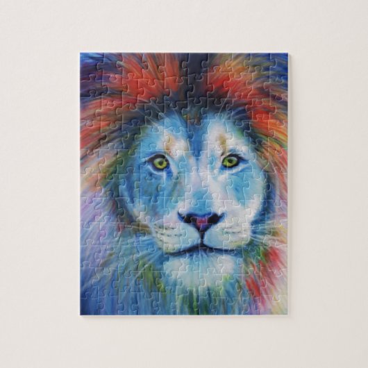 Puzzle Lions colorés (Vertical)