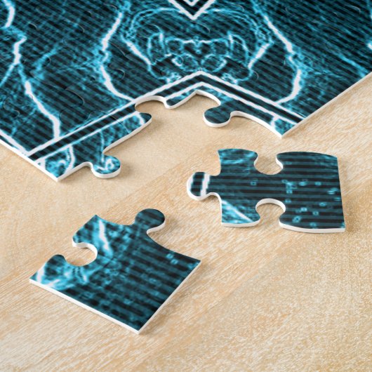 Puzzle Lions Partager l'art Imprimer (Côté)