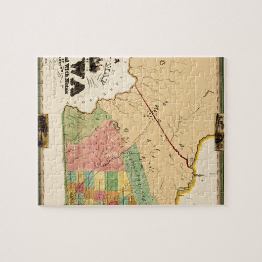 Puzzle L'Iowa 1845 (Horizontal)