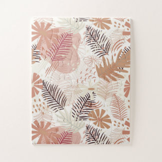 Puzzle Liquide tropical du Boho neutre
