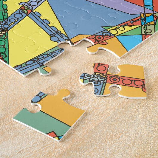 Puzzle Liquides de chevauchement (Côté)