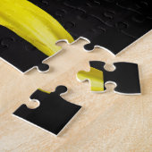 Puzzle Lis asiatiques sur fond noir (Côté)
