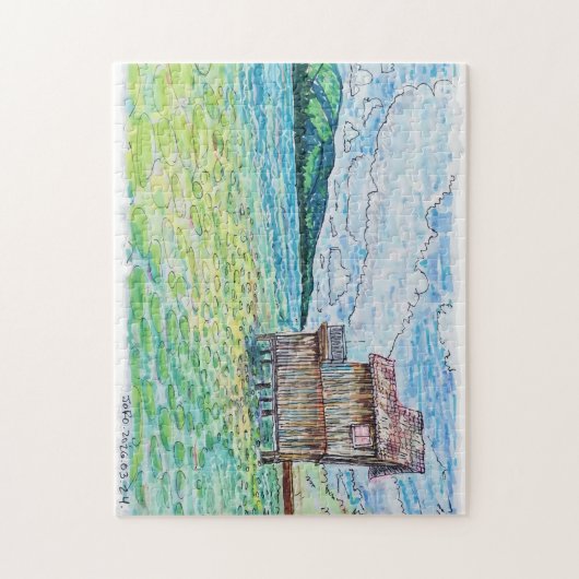 Puzzle Lis dans le lac (Vertical)