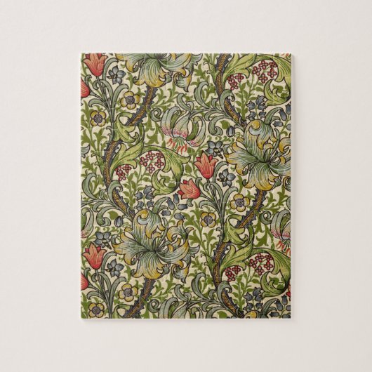 Puzzle Lis d'or de William Morris (Vertical)