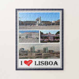Puzzle Lisbonne - J'aime - Portugal -
