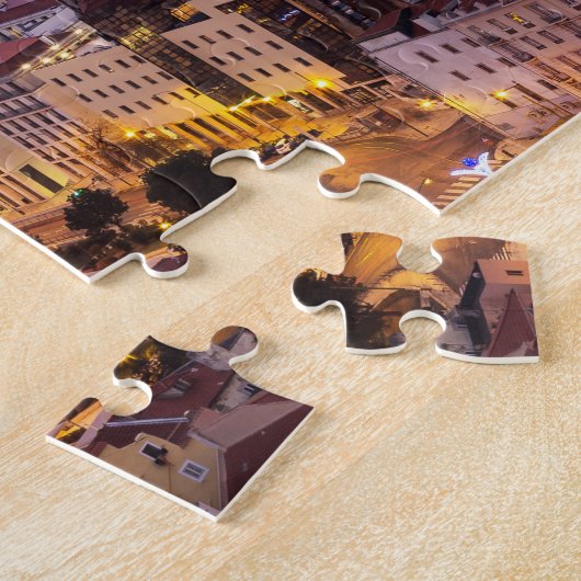 Puzzle Lisbonne Portugal Sunset Skyline Cityscape Souveni (Côté)