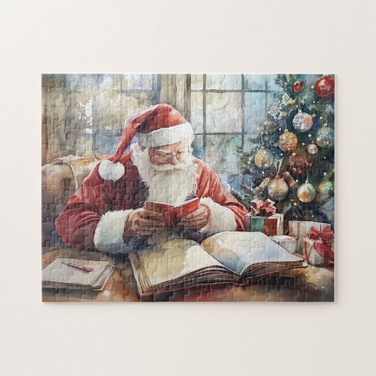 Puzzle Listes de père Noël (Horizontal)