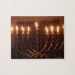 Puzzle Lit menorah, Israël<br><div class="desc">AssetID : 200248233-001 / {Gary Faber} / Lit menorah, Israël</div>