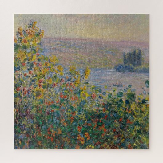 Puzzle Lits à fleurs à Vétheuil Monet (Vertical)