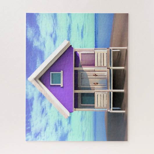 Puzzle Little Beach Shack sur le sable (Vertical)