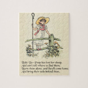 Puzzle Little Bo-Peep : Nursery classique de Kate Greenaw