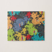Puzzle Little cute funny monsters (Horizontal)