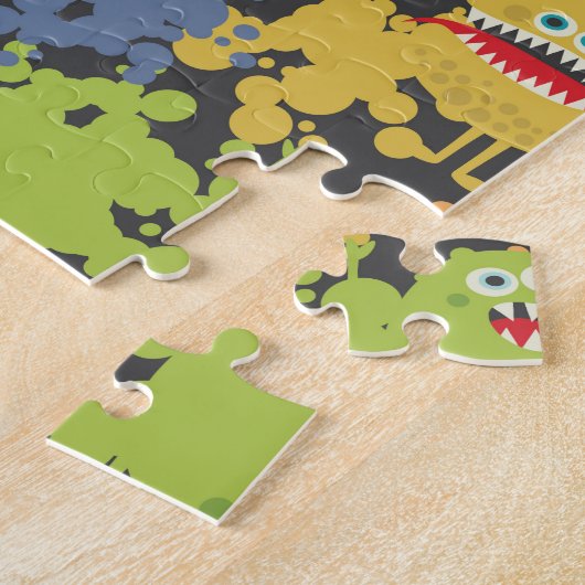 Puzzle Little cute funny monsters (Côté)