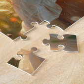 Puzzle Little girl and the turtle in the wildflowers (Côté)