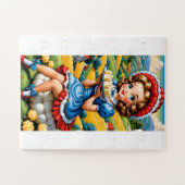 Puzzle Little Miss Muffett (Horizontal)