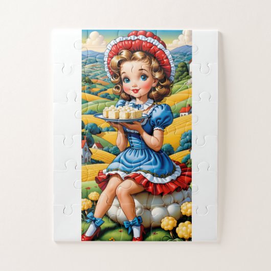 Puzzle Little Miss Muffett (Vertical)