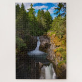 Puzzle Little Qualicum Falls Vancouver Island Canada (Vertical)