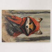 Puzzle Little Red Riding Hood Fox (Horizontal)