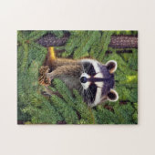 Puzzle Little Woodland Wilderness Raccoon (Horizontal)
