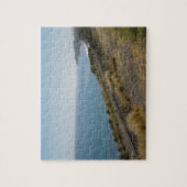 Puzzle Littoral de Santa Barbara avec des voies ferrées (Vertical)