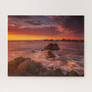 Puzzle Littoral   Sunset Pacific Grove Carmel California