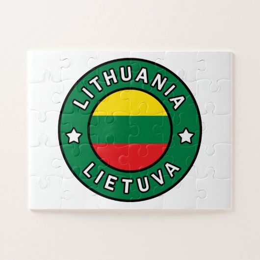 Puzzle Lituanie Lietuva (Horizontal)