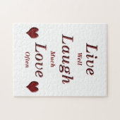 Puzzle Live Laugh Love (Horizontal)