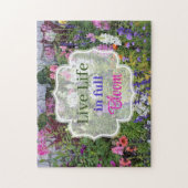 Puzzle Live Life in Full Bloom Fleur sauvage Jigsaw Puzzl (Vertical)