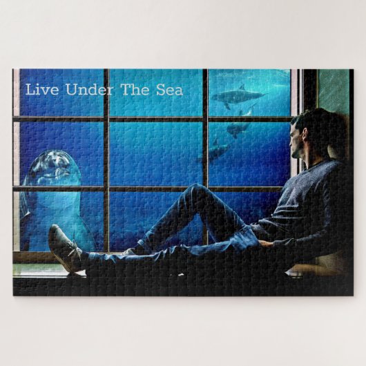 Puzzle Live Under the Sea Dolphin Friend Bucket List (Horizontal)