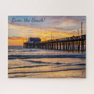 Puzzle Livin' the Beach - Balboa Pier, Newport Beach
