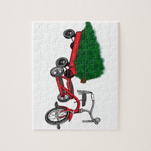 Puzzle livraison d'arbres de noël (Vertical)