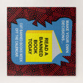 Puzzle Livre de livres interdits (Horizontal)