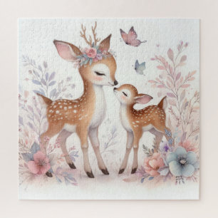 Puzzle Livre d'histoire Bois Bébés Deer Love