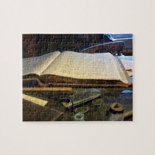 Puzzle Livre et Lunettes de vue (Horizontal)