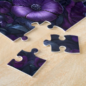 Puzzle Livre Gothique Fleur Violet (Côté)