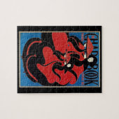 Puzzle Livre vintage Art Nouveau Chap Thankesgiving (Horizontal)