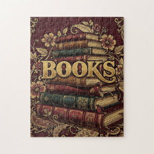 Puzzle Livres Amoureux des Livres Écrivains Lecteurs Bibl