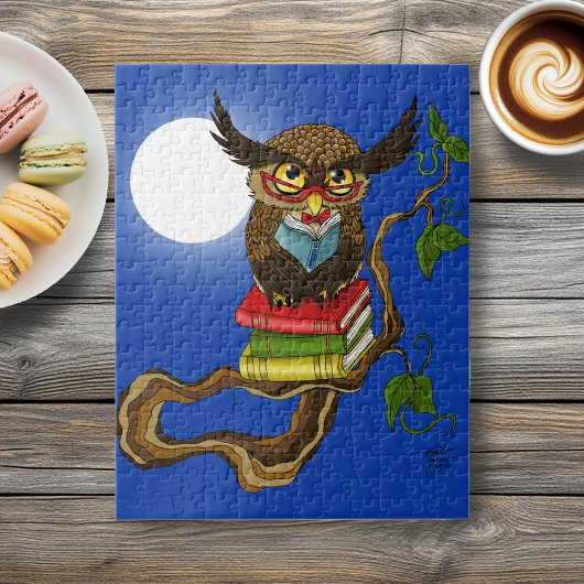 Puzzle Livres Cute Owl