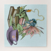 Puzzle Livres de thé d'amitié de fée dragon  (Horizontal)