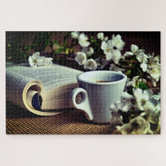 Puzzle Livres et café (Horizontal)