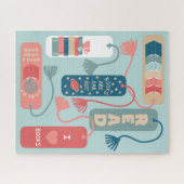 Puzzle Livres et lecture Signets thématiques illustrés (Horizontal)