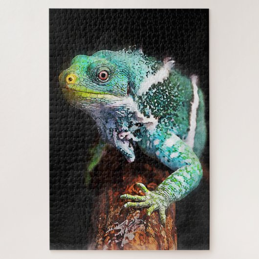Puzzle Lizard (Vertical)