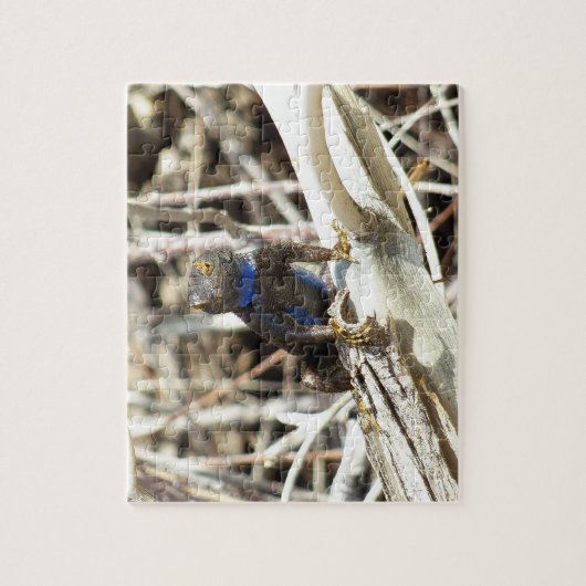 Puzzle Lizard de clôture du grand bassin à Joshua Tree (Vertical)