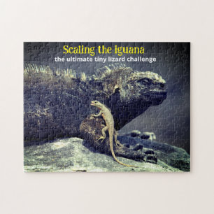 Puzzle Lizard marin d'Iguana et de lave